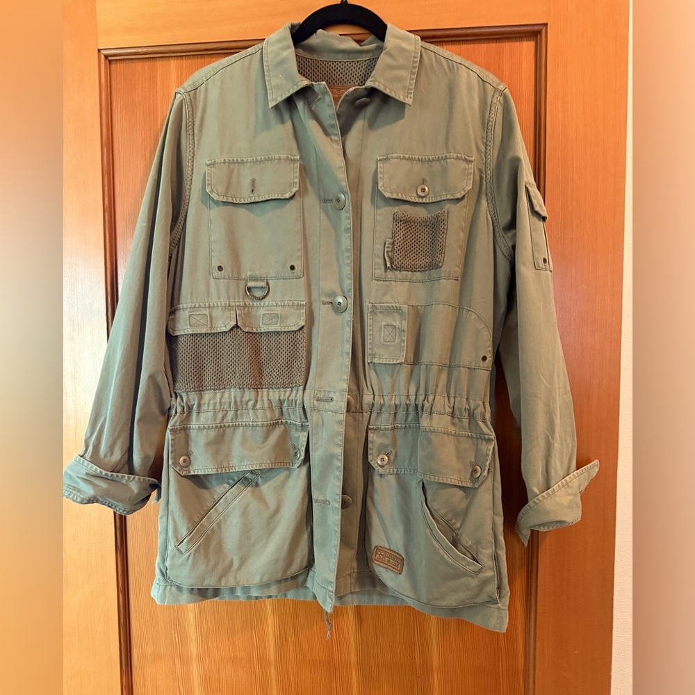 Ralph Lauren Vintage Women’s Green Safari Military Utility Jacket Size S